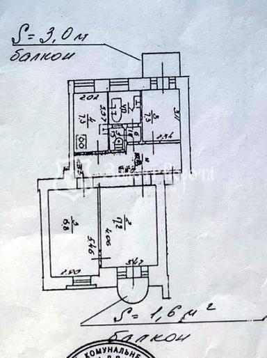 3-комнатная квартира по адресу ул. Бульварно-Кудрявская (площадь 65,8 м²) - Atlanta.ua - фото 20