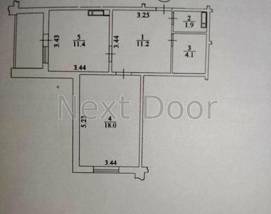 1-комнатная квартира по адресу Балтийский пер. (площадь 49 м²) - Atlanta.ua - фото 23
