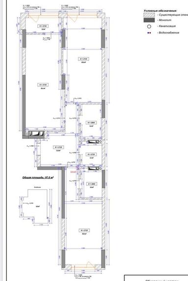 3-комнатная квартира по адресу ул. Князя Романа Мстиславича (площадь 97,6 м²) - Atlanta.ua - фото 58
