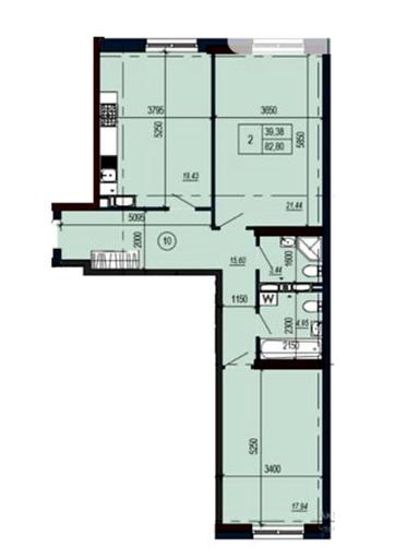 2-rooms apartment apartment by the address st. Ul Glubochitskaya (area 82 m²) - Atlanta.ua - photo 14