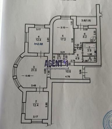 3-комнатная квартира по адресу (площадь 96 м²) - Atlanta.ua - фото 36