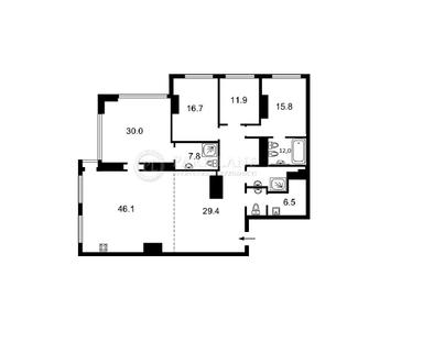 Багатокімнатна квартира за адресою вул. Лабораторна (площа 192 м²) - Atlanta.ua - фото 37