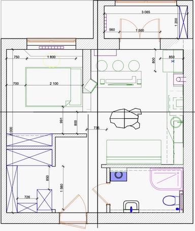 1-кімнатна квартира за адресою вул. Миру (площа 41 м²) - Atlanta.ua - фото 19