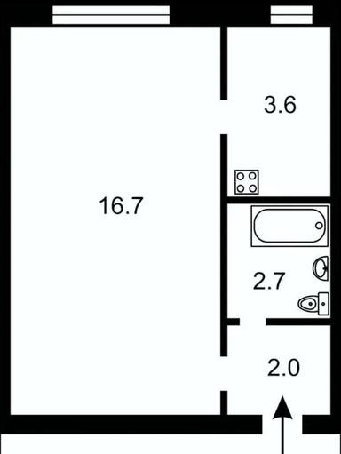 1-room apartment apartment by the address (area 25 m²) - Atlanta.ua - photo 20