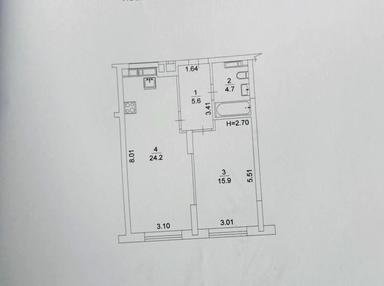 1-room apartment apartment by the address st. Knyazya Romana Mstislavicha Zhmachenka generala (area 50 m²) - Atlanta.ua - photo 37