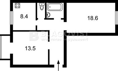 2-кімнатна квартира за адресою вул. Шота Руставелі (площа 56 м²) - Atlanta.ua - фото 22