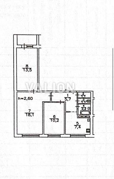 3-комнатная квартира по адресу ул. Ивасюка Владимира пр-т (площадь 61 м²) - Atlanta.ua - фото 21
