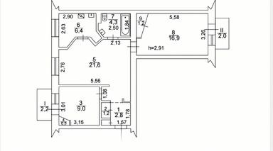 3-комнатная квартира по адресу ул. Джона Маккейна (площадь 68,1 м²) - Atlanta.ua - фото 50