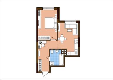 1-кімнатна квартира за адресою (площа 45 м²) - Atlanta.ua - фото 9