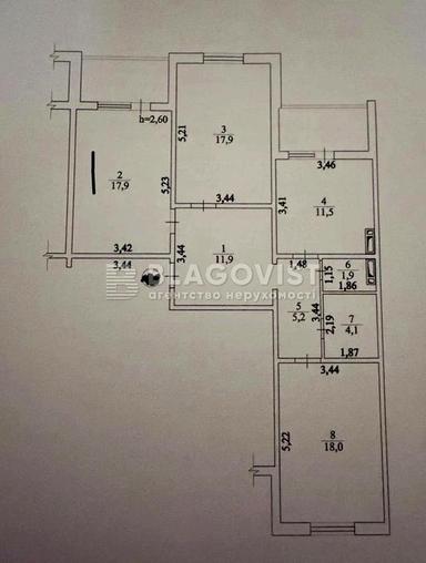 3-кімнатна квартира за адресою вул. Коноплянська (площа 94 м²) - Atlanta.ua - фото 29