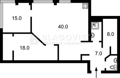 2-кімнатна квартира за адресою вул. Антоновича (площа 88 м²) - Atlanta.ua - фото 36