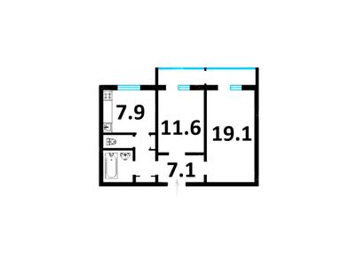 2-комнатная квартира по адресу (площадь 51 м²) - Atlanta.ua - фото 56