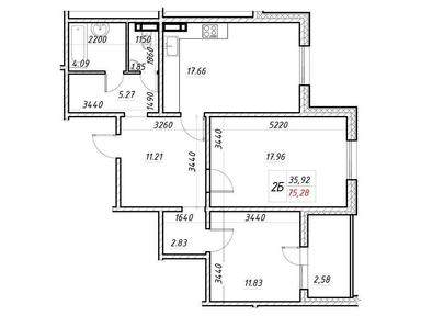 2-кімнатна квартира за адресою пров. Енергетиків (площа 75,3 м²) - Atlanta.ua - фото 18