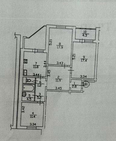 Багатокімнатна квартира за адресою (площа 92 м²) - Atlanta.ua - фото 24