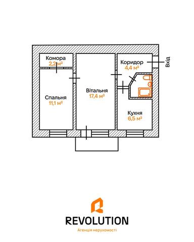 2-кімнатна квартира за адресою (площа 45,1 м²) - Atlanta.ua - фото 19
