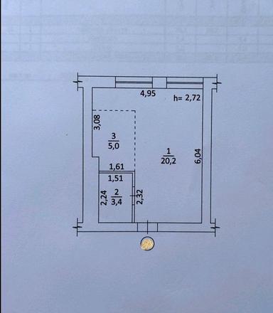 1-кімнатна квартира за адресою вул. Кам`янська (площа 28 м²) - Atlanta.ua - фото 20