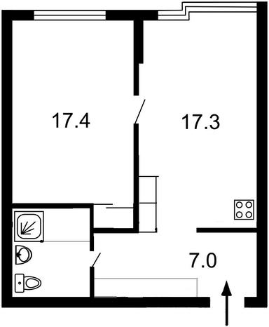1-кімнатна квартира за адресою (площа 52 м²) - Atlanta.ua - фото 44