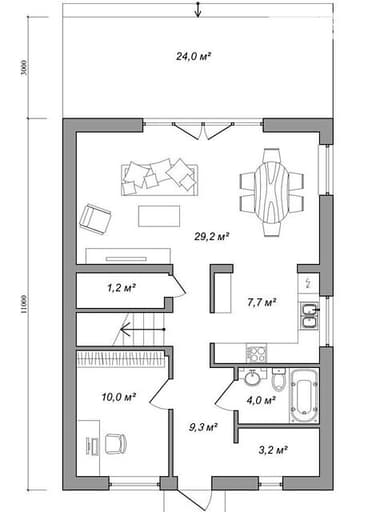 Дом по адресу (площадь 140 м²) - imageAlt 8 Дом по адресу (площадь 140 м²) - Atlanta.ua - imageAlt 8