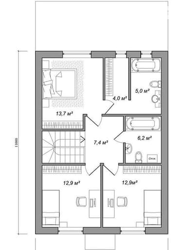 Дом по адресу (площадь 140 м²) - imageAlt 9 Дом по адресу (площадь 140 м²) - Atlanta.ua - imageAlt 9
