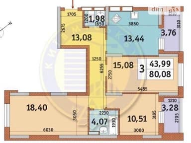 3-комнатная квартира по адресу ул. Кадетский Гай (площадь 80 м²) - imageAlt 23 3-комнатная квартира по адресу ул. Кадетский Гай (площадь 80 м²) - Atlanta.ua - imageAlt 23