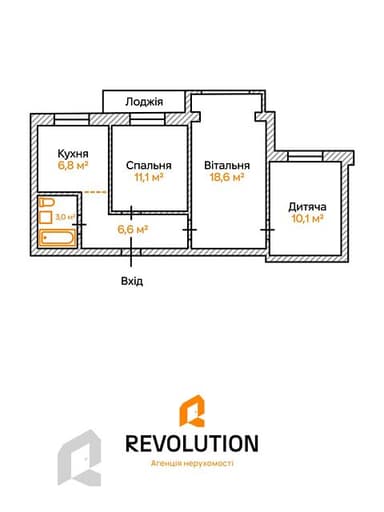 3-комнатная квартира по адресу пер. Дубровицкий (площадь 57,2 м²) - фото 40 3-комнатная квартира по адресу пер. Дубровицкий (площадь 57,2 м²) - Atlanta.ua - фото 40
