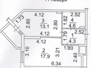 1-комнатная квартира по адресу ул. Спортивная (площадь 44 м²) - imageAlt 16 1-комнатная квартира по адресу ул. Спортивная (площадь 44 м²) - Atlanta.ua - imageAlt 16