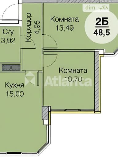 2-комнатная квартира по адресу ул. Таврийская (площадь 48,5 м²) - imageAlt 10 2-комнатная квартира по адресу ул. Таврийская (площадь 48,5 м²) - Atlanta.ua - imageAlt 10
