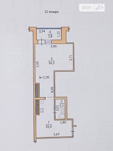 1-комнатная квартира по адресу ул. Аркадийское плато (площадь 31,6 м²) - imageAlt 28 1-комнатная квартира по адресу ул. Аркадийское плато (площадь 31,6 м²) - Atlanta.ua - imageAlt 28