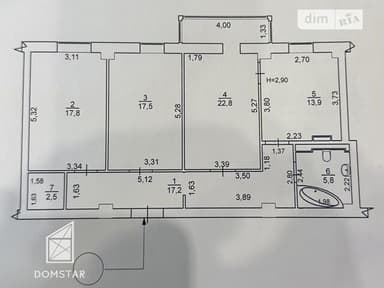 3-комнатная квартира по адресу Педагогический пер. (площадь 97,5 м²) - imageAlt 41 3-комнатная квартира по адресу Педагогический пер. (площадь 97,5 м²) - Atlanta.ua - imageAlt 41
