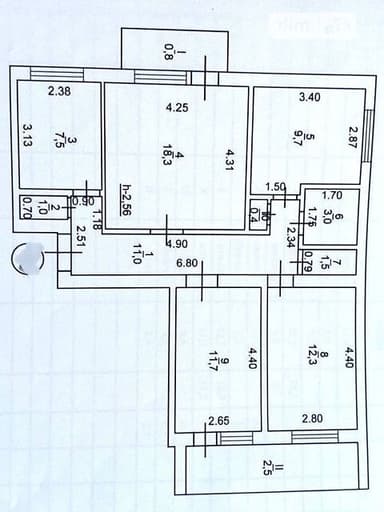 Многокомнатная квартира по адресу Кедровый пер. (площадь 80 м²) - фото 20 Многокомнатная квартира по адресу Кедровый пер. (площадь 80 м²) - Atlanta.ua - фото 20