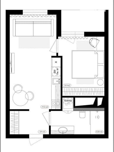 2-кімнатна квартира за адресою вул. Краснова (площа 42,3 м²) - фото 26 2-кімнатна квартира за адресою вул. Краснова (площа 42,3 м²) - Atlanta.ua - фото 26