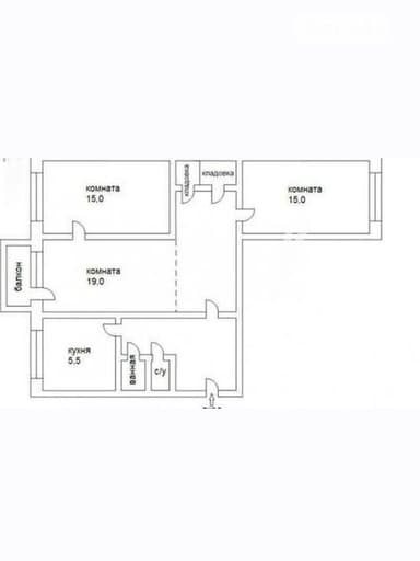 3-кімнатна квартира за адресою вул. Філатова ак. (площа 60 м²) - фото 36 3-кімнатна квартира за адресою вул. Філатова ак. (площа 60 м²) - Atlanta.ua - фото 36