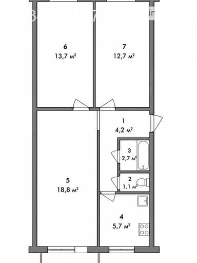 3-комнатная квартира по адресу ул. Героев Крут (площадь 63 м²) - imageAlt 24 3-комнатная квартира по адресу ул. Героев Крут (площадь 63 м²) - Atlanta.ua - imageAlt 24