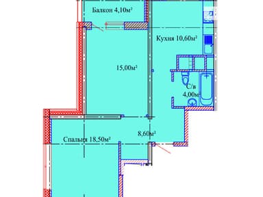 2-кімнатна квартира за адресою вул. Інглезі (площа 63 м²) - фото 46 2-кімнатна квартира за адресою вул. Інглезі (площа 63 м²) - Atlanta.ua - фото 46