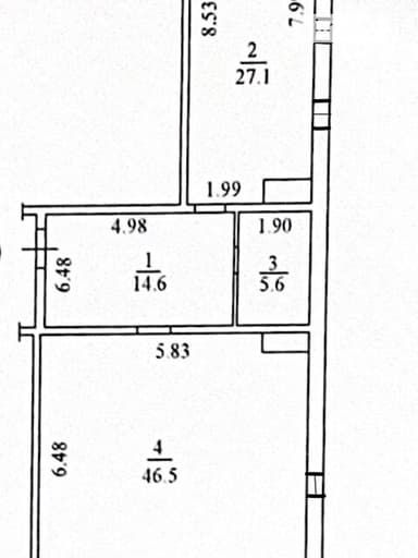 1-комнатная квартира по адресу ул. Судостроительная (площадь 97,9 м²) - фото 18 1-комнатная квартира по адресу ул. Судостроительная (площадь 97,9 м²) - Atlanta.ua - фото 18