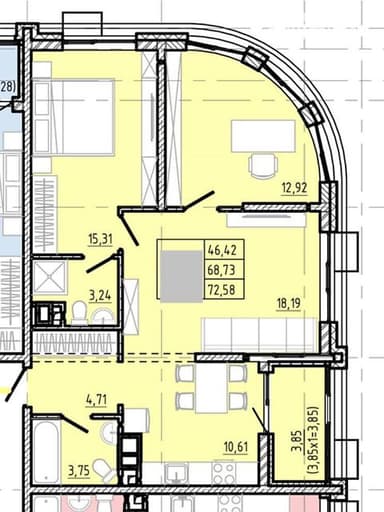 3-комнатная квартира по адресу (площадь 75 м²) - imageAlt 10 3-комнатная квартира по адресу (площадь 75 м²) - Atlanta.ua - imageAlt 10