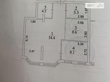 2-комнатная квартира по адресу ул. Ветровая (площадь 63 м²) - imageAlt 8 2-комнатная квартира по адресу ул. Ветровая (площадь 63 м²) - Atlanta.ua - imageAlt 8