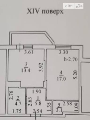 1-комнатная квартира по адресу (площадь 45,3 м²) - imageAlt 7 1-комнатная квартира по адресу (площадь 45,3 м²) - Atlanta.ua - imageAlt 7