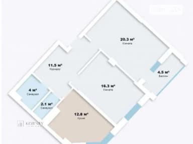 2-комнатная квартира по адресу (площадь 68 м²) - imageAlt 18 2-комнатная квартира по адресу (площадь 68 м²) - Atlanta.ua - imageAlt 18