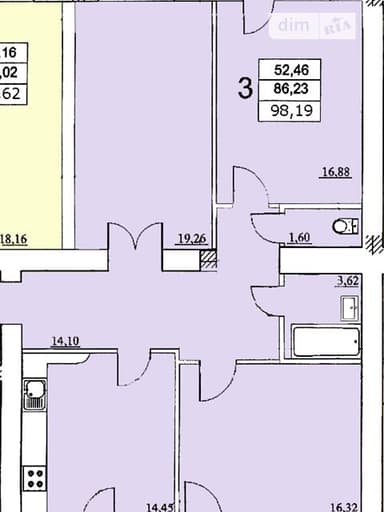 3-кімнатна квартира за адресою вул. Руставелі Шота (площа 100 м²) - imageAlt 36 3-кімнатна квартира за адресою вул. Руставелі Шота (площа 100 м²) - Atlanta.ua - imageAlt 36