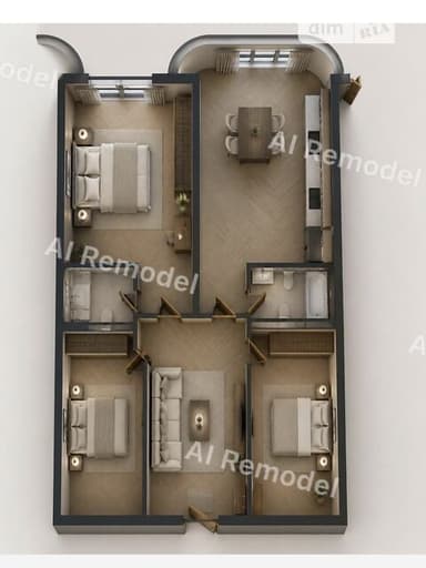 2-кімнатна квартира за адресою (площа 72,3 м²) - фото 22 2-кімнатна квартира за адресою (площа 72,3 м²) - Atlanta.ua - фото 22
