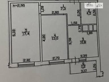 2-комнатная квартира по адресу (площадь 54,2 м²) - imageAlt 14 2-комнатная квартира по адресу (площадь 54,2 м²) - Atlanta.ua - imageAlt 14