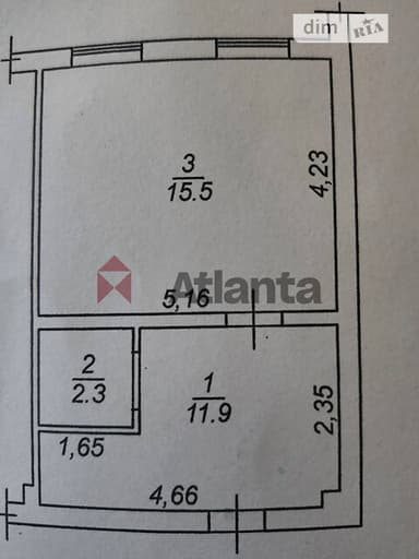1-комнатная квартира по адресу ул. Разумовская (площадь 35 м²) - imageAlt 14 1-комнатная квартира по адресу ул. Разумовская (площадь 35 м²) - Atlanta.ua - imageAlt 14