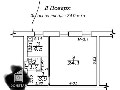 1-комнатная квартира по адресу (площадь 35 м²) - imageAlt 35 1-комнатная квартира по адресу (площадь 35 м²) - Atlanta.ua - imageAlt 35