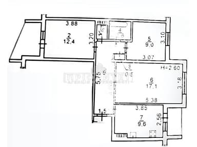 3-комнатная квартира по адресу (площадь 65 м²) - imageAlt 30 3-комнатная квартира по адресу (площадь 65 м²) - Atlanta.ua - imageAlt 30