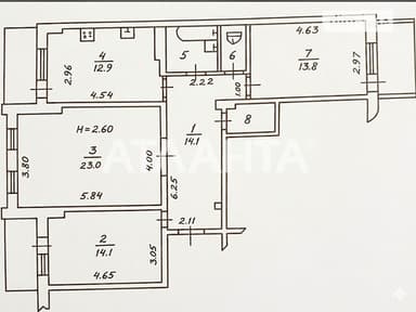 3-кімнатна квартира за адресою вул. Сахарова (площа 99 м²) - фото 38 3-кімнатна квартира за адресою вул. Сахарова (площа 99 м²) - Atlanta.ua - фото 38