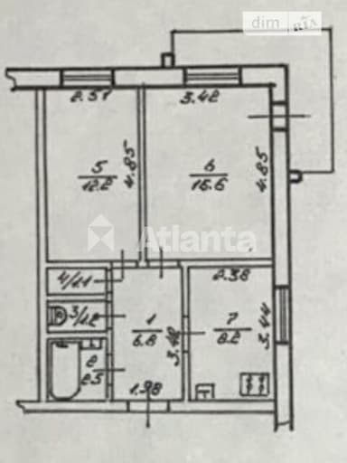 2-кімнатна квартира за адресою 32-а вулиця (площа 51 м²) - фото 52 2-кімнатна квартира за адресою 32-а вулиця (площа 51 м²) - Atlanta.ua - фото 52
