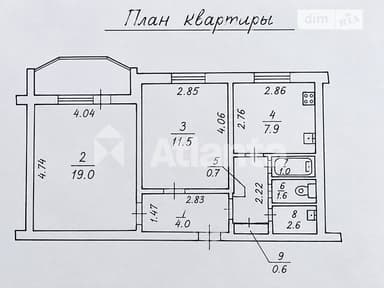 2-кімнатна квартира за адресою вул. 40 років оборони Одеси (площа 52 м²) - фото 32 2-кімнатна квартира за адресою вул. 40 років оборони Одеси (площа 52 м²) - Atlanta.ua - фото 32