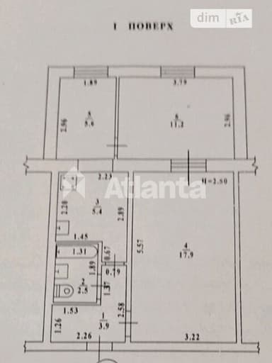 2-комнатная квартира по адресу (площадь 46,5 м²) - imageAlt 32 2-комнатная квартира по адресу (площадь 46,5 м²) - Atlanta.ua - imageAlt 32
