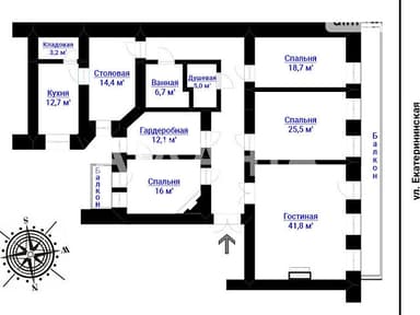 Многокомнатная квартира по адресу (площадь 185,7 м²) - imageAlt 33 Многокомнатная квартира по адресу (площадь 185,7 м²) - Atlanta.ua - imageAlt 33